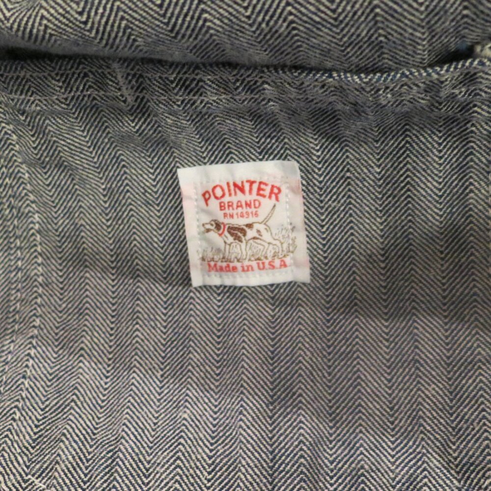 pointer brand blanket lined fisher stripe jacket mens xl - Picture 3 of 5